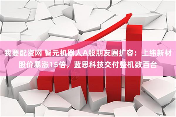 我要配资网 智元机器人A股朋友圈扩容：上纬新材股价暴涨15倍，蓝思科技交付整机数百台