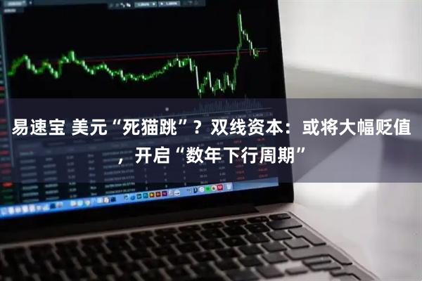 易速宝 美元“死猫跳”？双线资本：或将大幅贬值，开启“数年下行周期”
